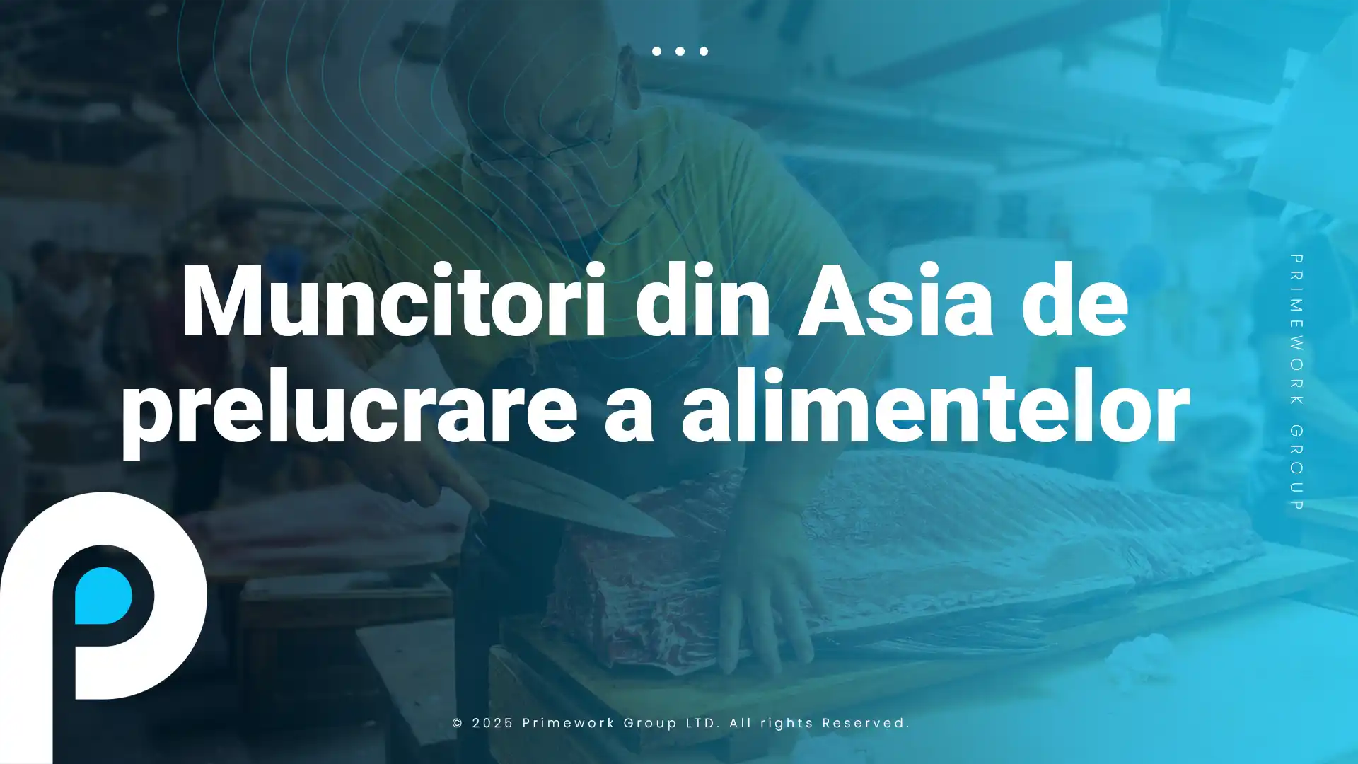 Muncitori din Asia pentru industria de procesare a alimentelor